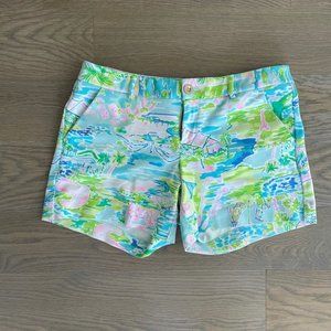 Lilly Pulitzer Knit Callahan Shorts in Honda Classic Size 6